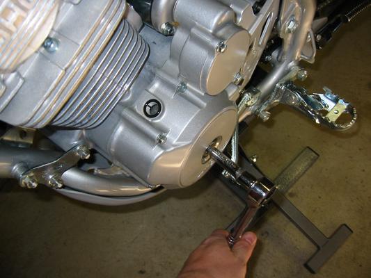 Honda CRF230 valve clearance adjustment